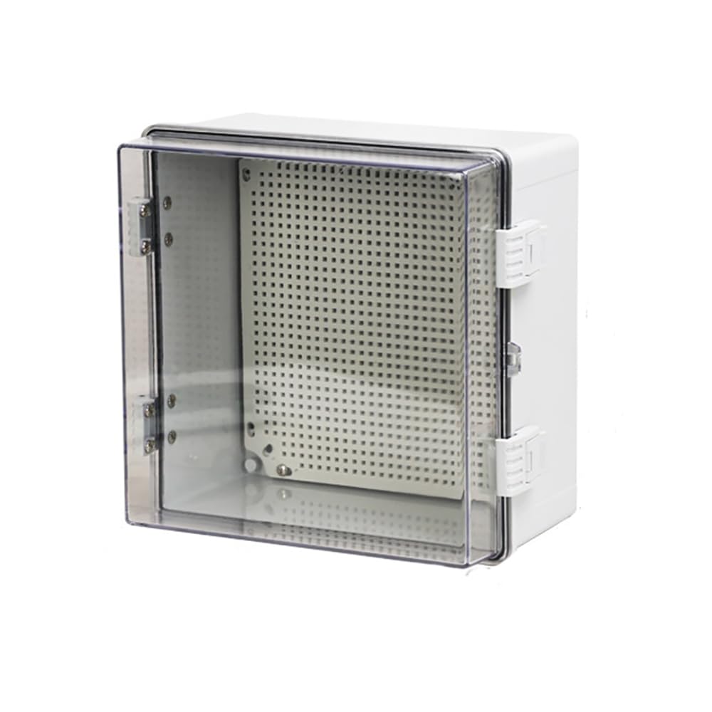 NEWFUN Verteilerkasten Aufputz, Anschlussdose Wasserdicht IP66, Schaltschrank Außen mit Wandmontagezubehör (300 * 300 * 170)