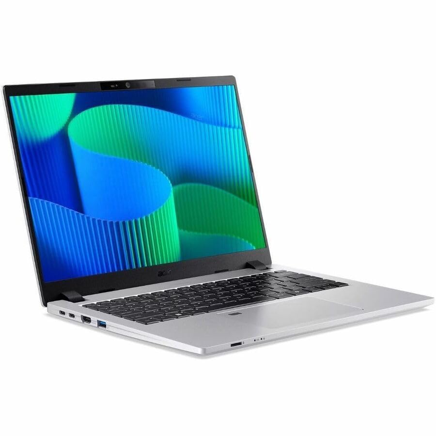Image of Acer TravelMate P2 14 TMP214-56 TMP214-56-54NF 14 inch Notebook - WUXGA - 60 Hz - Intel Core 5 120U - 16 GB - 512 GB SSD - English Keyboard - Silver