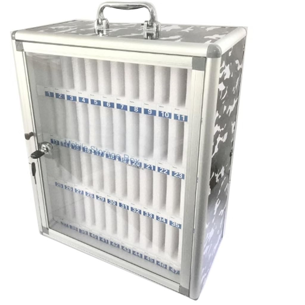 Boîte de rangement verrouillable pour téléphone portable avec armoire en aluminium 60
