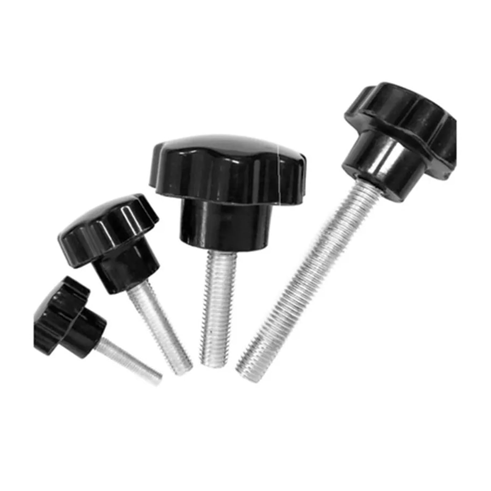 5/10 pezzi testa in plastica filettatura forma stella zigrinata pollice stringere vite di serraggio manopola di presa vite bullone M5, M6(10PCS,M8x50)