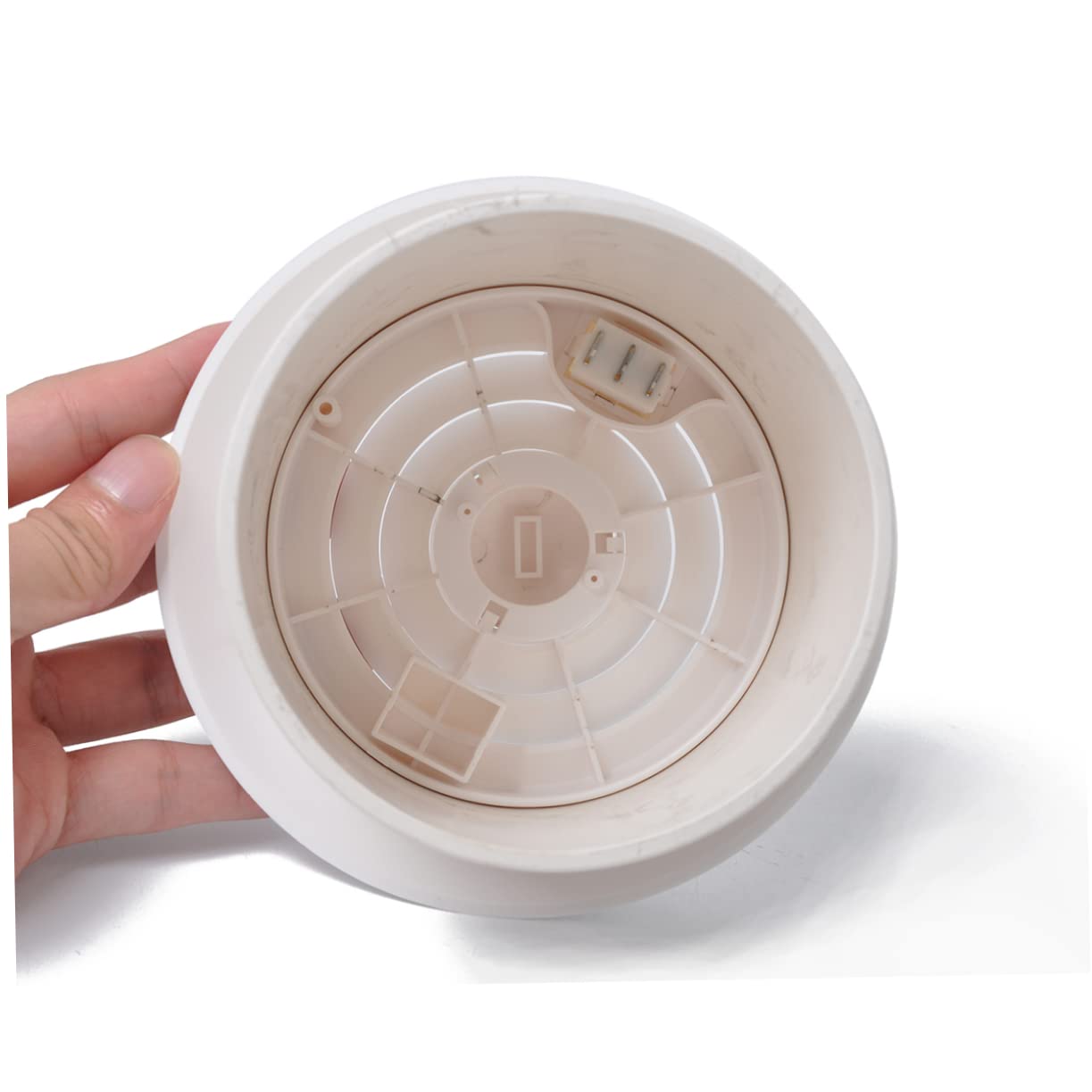 Ventilatore da Tetto Camper Silenzioso a Forma di Fungo Bianco in Plastica, Resistente a Risparmio Energetico per Vacanze Estive e Modifiche Rv