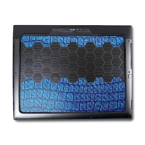 Image of MightySkins Carbon Fiber Skin Compatible With Alienware M18 R1 (2023) Full Wrap Kit - Vibrant Gator | Protective, Durable Textured Carbon Fiber Finish | Easy To Apply & Change Styles | Made in the USA