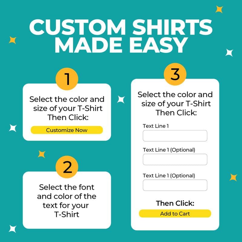 Custom Text T-Shirt for Men & Women | Add Your Own Text Cotton Shirt | Customizable Unisex Graphic Tee | Gift for Him & Her - Image 7