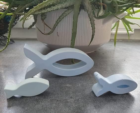 Miniatura 7 de Molde de silicona para peces, 8 piezas surtidas de silicona para chocolate, helado, pasteles, pudín, jabón, resina epoxi y moldes de fundición para