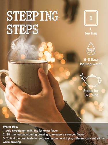 Image of TeeLux Rooibos Tea Bags, Premium Natural Rooibos Herbal Tea, Fruity Sweet Flavor, Caffeine-free, 100 Count