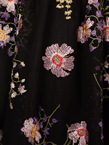 Adrianna Papell Women's Embroidered High Low Dress3