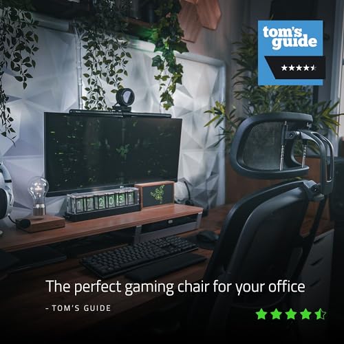 Fujin Pro - Sedia da gaming completamente regolabile con rete traspirante resistente (Tecnologia Synchro-tilt con controllo, Supporto lombare regolabile 2D) Nero - Sedia gaming - Immagine 10