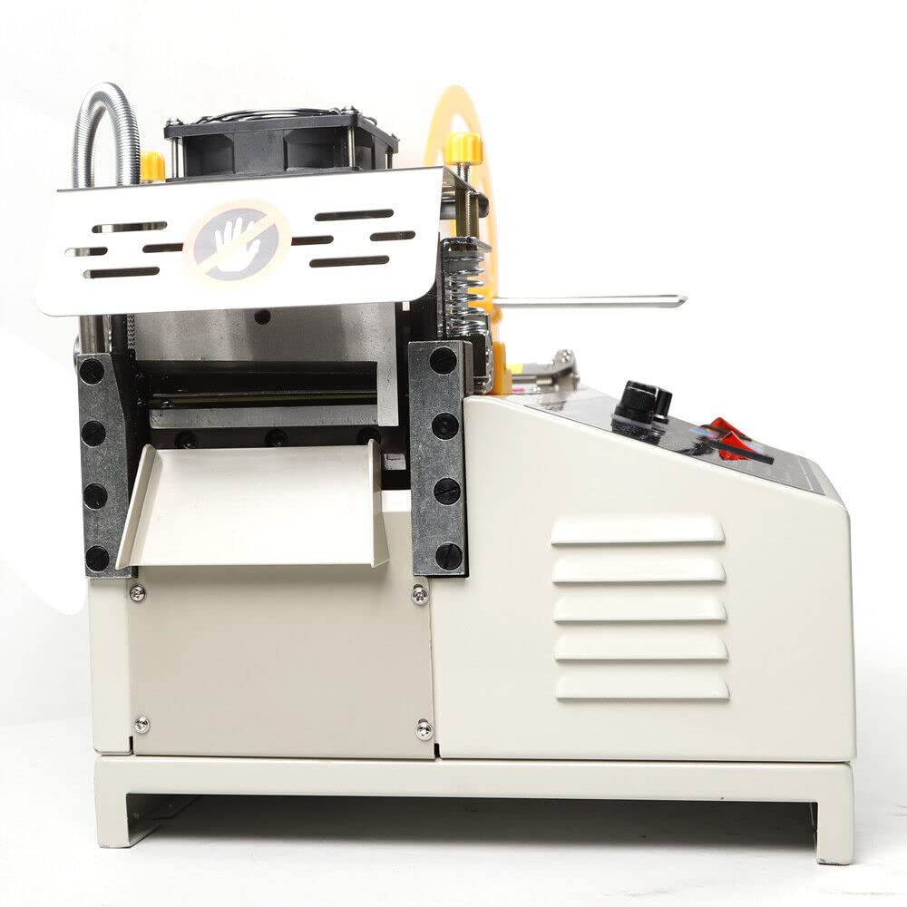 Taglierina automatica a nastro caldo e freddo, taglierina automatica da 100 mm 280 W 220 V per tagliare nastri, cinghie e cerniere