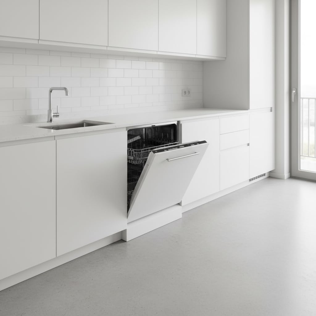 Edesa Lavavajillas Integración EDB-6130-I, 13 Cubiertos, 5 Programas, Ancho de 60 cm, Potencia 2100 W, Acabado en Acero Inoxidable