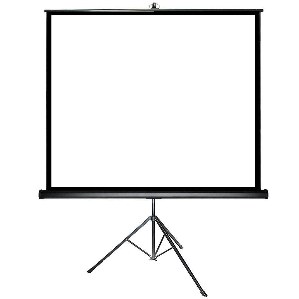 SlenderLine Mobile - Tela per treppiede, 200 x 200 cm, con custodia per il trasporto, con supporto, formato 1:1/4:3/16:9