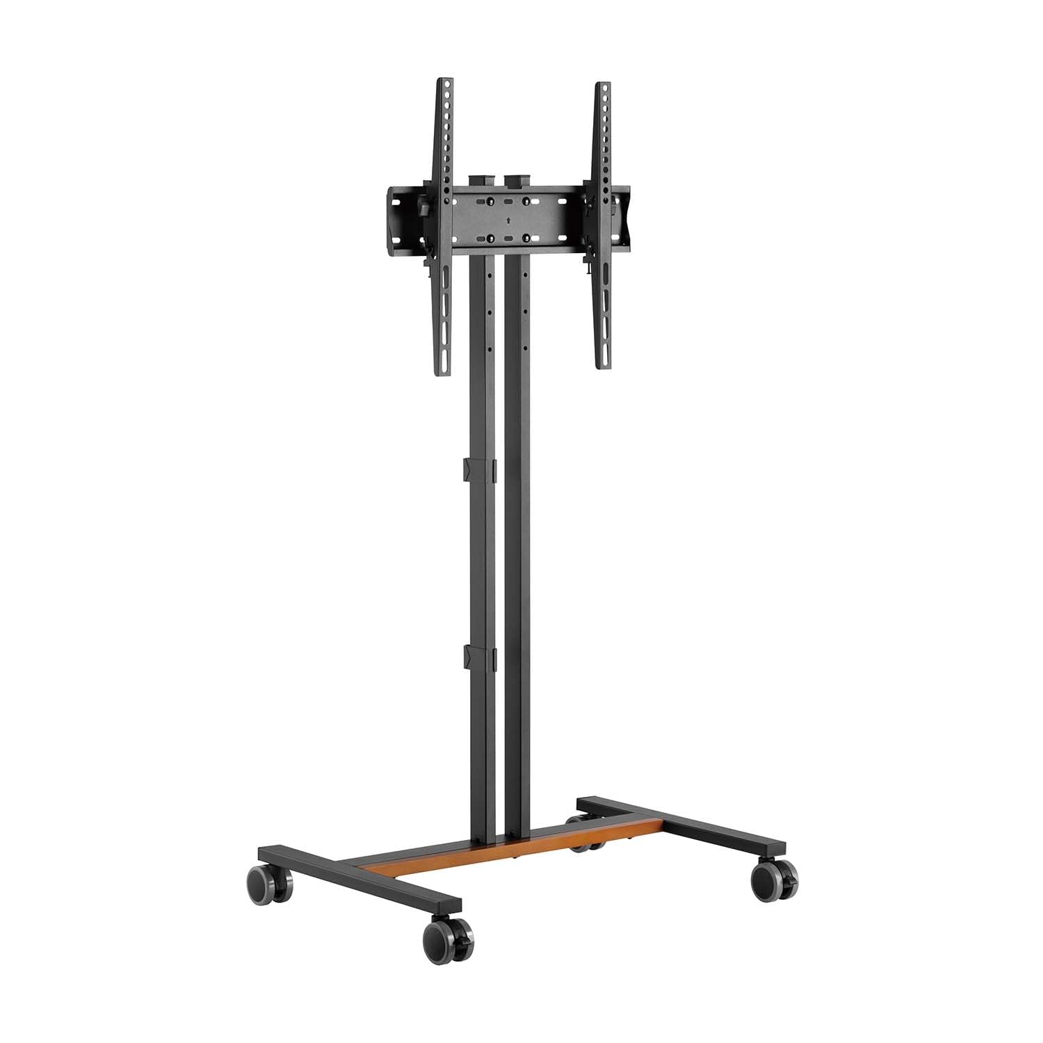 AISENS - FT55TE-213 - Soporte De Suelo Eco con Rueda para Monitor/TV 35Kg De 32-55, Negro