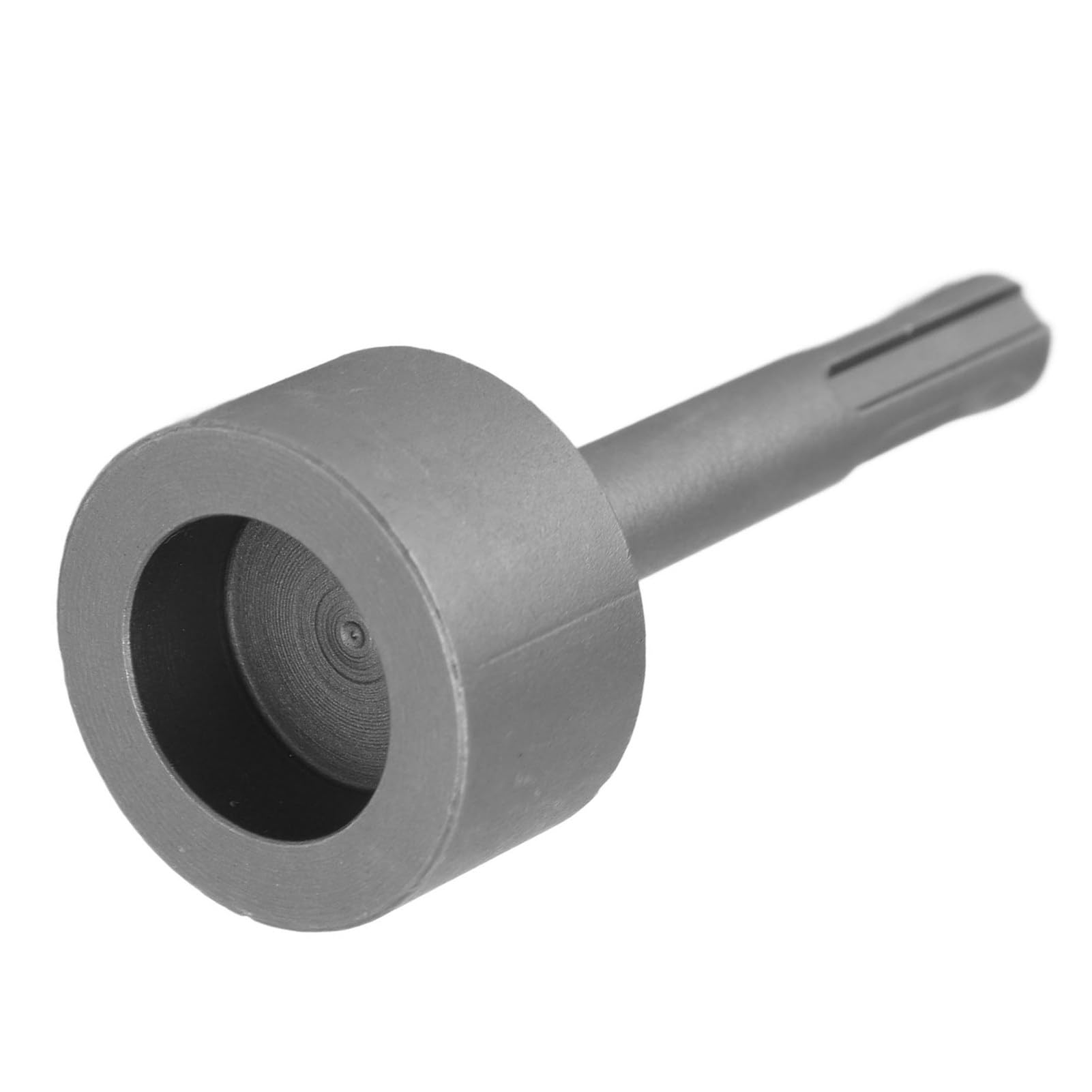 MEKOTRIN SDS Plus Ground Rod Driver Bit, Socket Steel Drill Bit Driver Concave Hammer Head