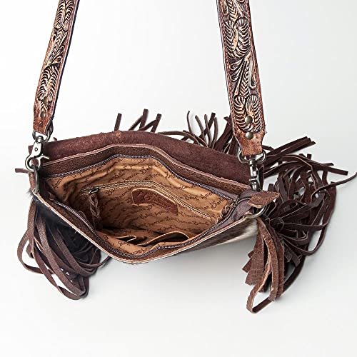 American Darling Large Crossbody Hand Carved Leather Fringe Purse for Women Western Handbags Purses Clutch Shoulder Bags (ADBGZ137B)4