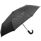 FULTON(フルトン) 折りたたみ傘 自動開閉 G818 Chelsea-2 City Stripe Black/Steel