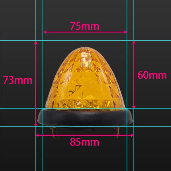 Amazon.co.jp: Wellvie classy サイドマーカー 10個セット LED 24V