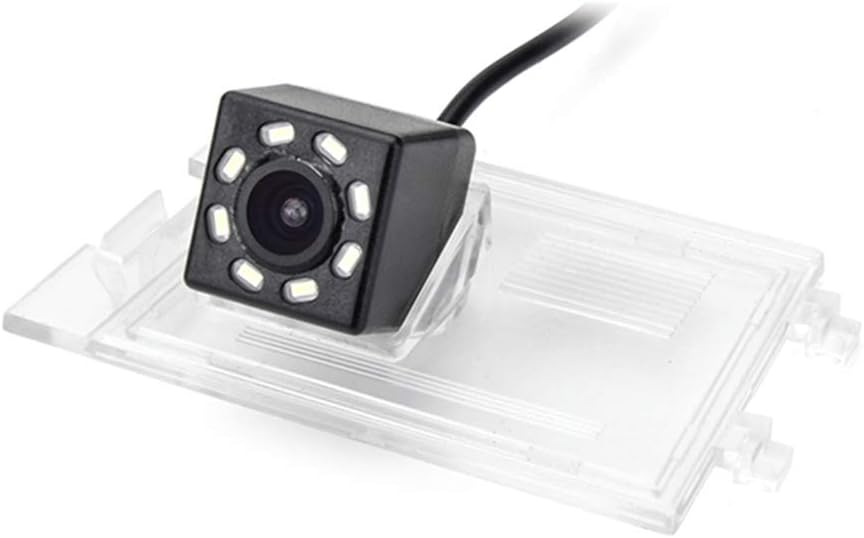 Car Rear View Camera with 4 Pin to RCA Cable Bracket License Plate Lights Housing Mount for Jeep Compass 2011~2015 / Jeep Patriot 2011~2015 / Jeep Liberty 2011~2015 (12 LED)