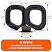 WC Freeze HS80 - Cooling Gel Earpads for Corsair HS80 RGB Wireless, Wired, & HS80 Max by Wicked Cushions - Elevate Comfort, Thickness & Sound Isolation for Epic Gaming Sessions | Black