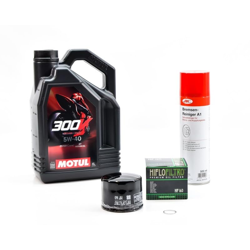 Kit di manutenzione cambio olio per BMW R 1250 GS dal 2019 al 2023 - MTL 300V ROAD RACING 5W40 4L