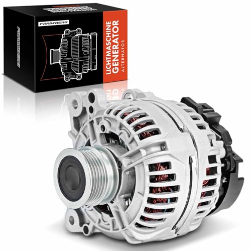 Frankberg Lichtmaschine Generator 2-Polig Kompatibel mit A3 8P1 1.6L-3.2L 2003-2012 Golf V 1K1 1.6L-3.2L 2003-2009 P.a.s.s.a.t 3C2 1.6L-3.2L 2005-2010 Repalce# 07K903023A