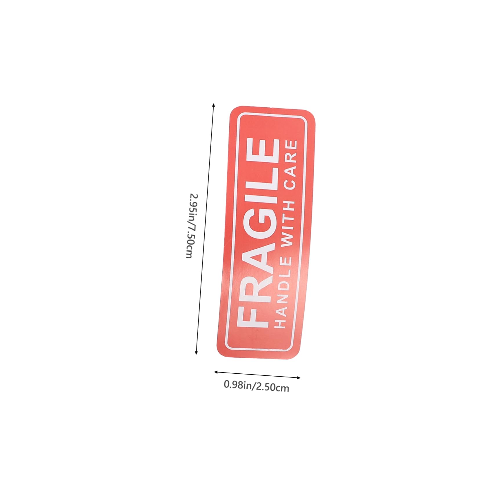 NAMOARLY Self-Adhesive Fragile Stickers Roll 2 Pack Warning Labels for Boxes Moving