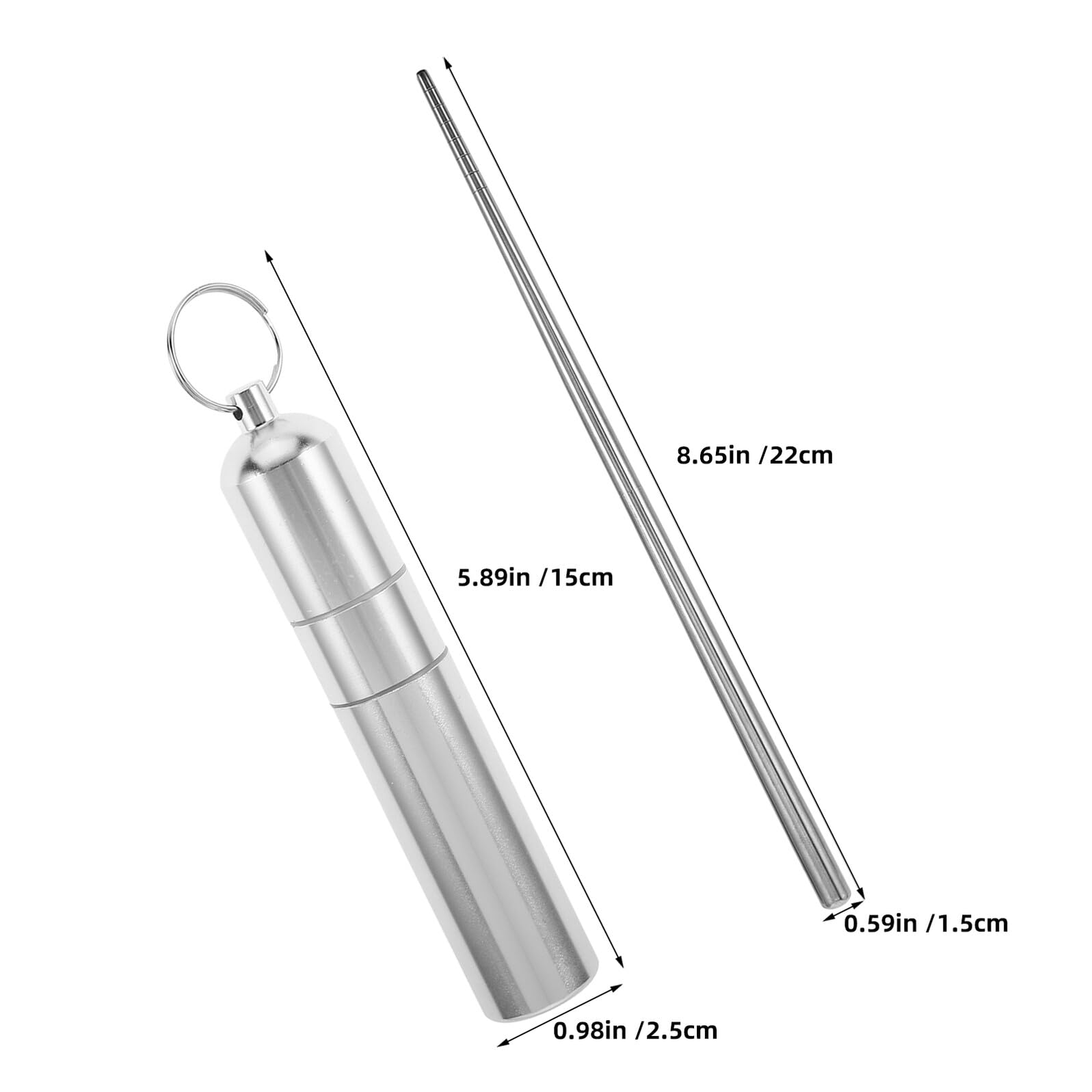 TOYANDONA 2 Juegos Foldable Stainless Steel Reusable Utensils For Camping Hiking Travel Compact Portable Metal Tableware For Outdoor Use