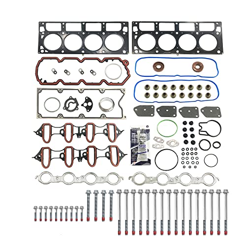 Image of Partsflow MLS Head Gasket Set w /Bolts For Buick Rainier For Cadillac Escalade For Chevy Express For Chevy Silverado For GMC Envoy XL For GMC Savana For GMC Yukon XL For Isuzu Ascender 4.8L 5.3L V8