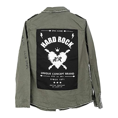 Hard Rock Women's Laura Be Army Jacket Green - Main Image