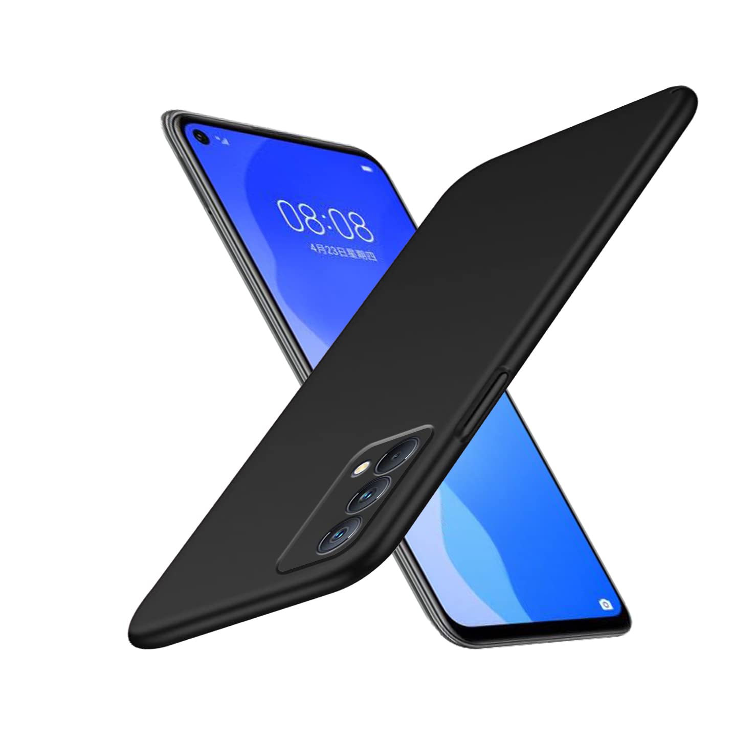 Generic Realme GT Master Edition Phone Case - Slim, Matte, Black, Shockproof, Wireless Charging Compatible