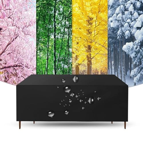 Patio Furniture Covers Waterproof 142x93x31xin/360x235x80cm Patio Table Cover Outdoor Furniture
