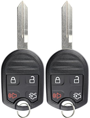 KeylessOption Keyless Entry Remote Control Fob Uncut Blank Ignition Car Key Replacement for CWTWB1U793 (Pack of 2)