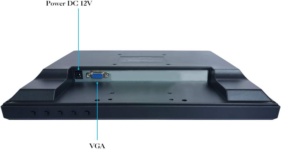 12.1" inch Display 800x600 4:3 Positive Screen VGA VESA 75x75mm Portable Wall-mounted Base Desktop POS Ordering Machine PC Monitor LCD Screen Display For Industrial Medical Equipment W121PN-271