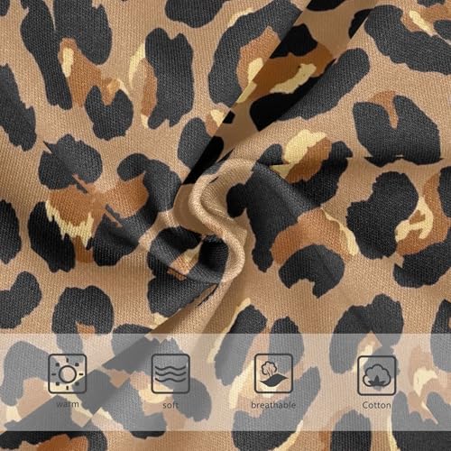 Black Brown Leopard Spots Beige Girls Underwear Toddler 2t Cotton Panties for Girl Stylish Briefs Kids Undies3