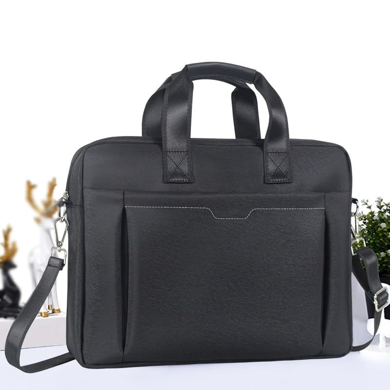 Briefcase File Bag Zipper Business Briefcase Meeting Office File Bag2