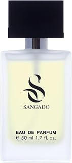 SANGADO L’uomo In Nero Profumo Per Uomini, Lunga Durata 8-10 Ore, Fragranza Lussuosa, Orientale Speziato, Preziose Essenze Francesi, Extra-concentrato (eau De Parfum), Un Grande Regalo, 50 ml