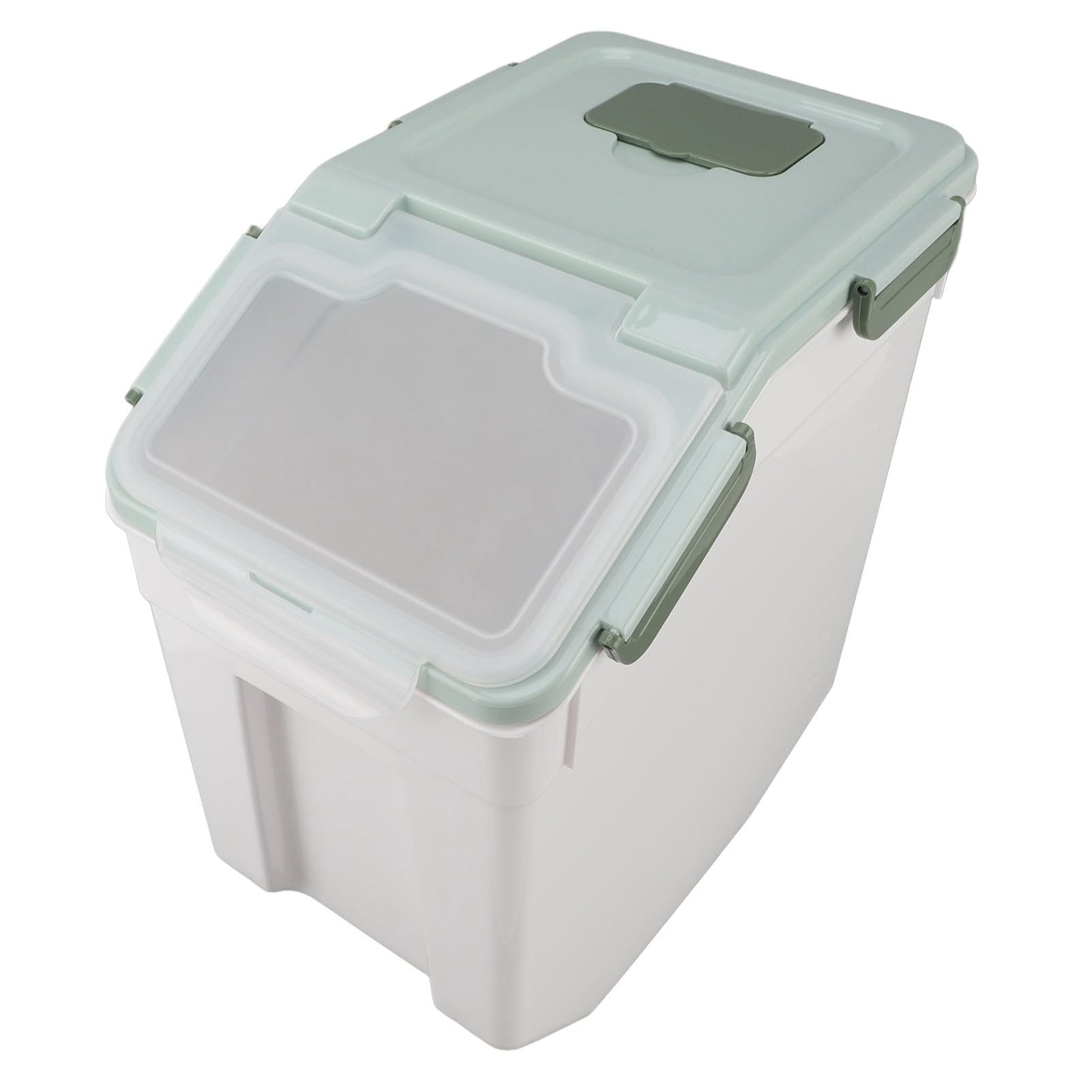 Getreidebehälter Lagerung, Luftdichte Reisbehälter Lebensmittel Lagerbehälter Easy Open Deckel Küche Lagerbehälter Küche (25 kg / 55.1lb)