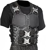 OX AND BULLS Unisex Trinity Blade Costume Vest for Cosplay - Military Style Leather Tactical Vest (LARGE)