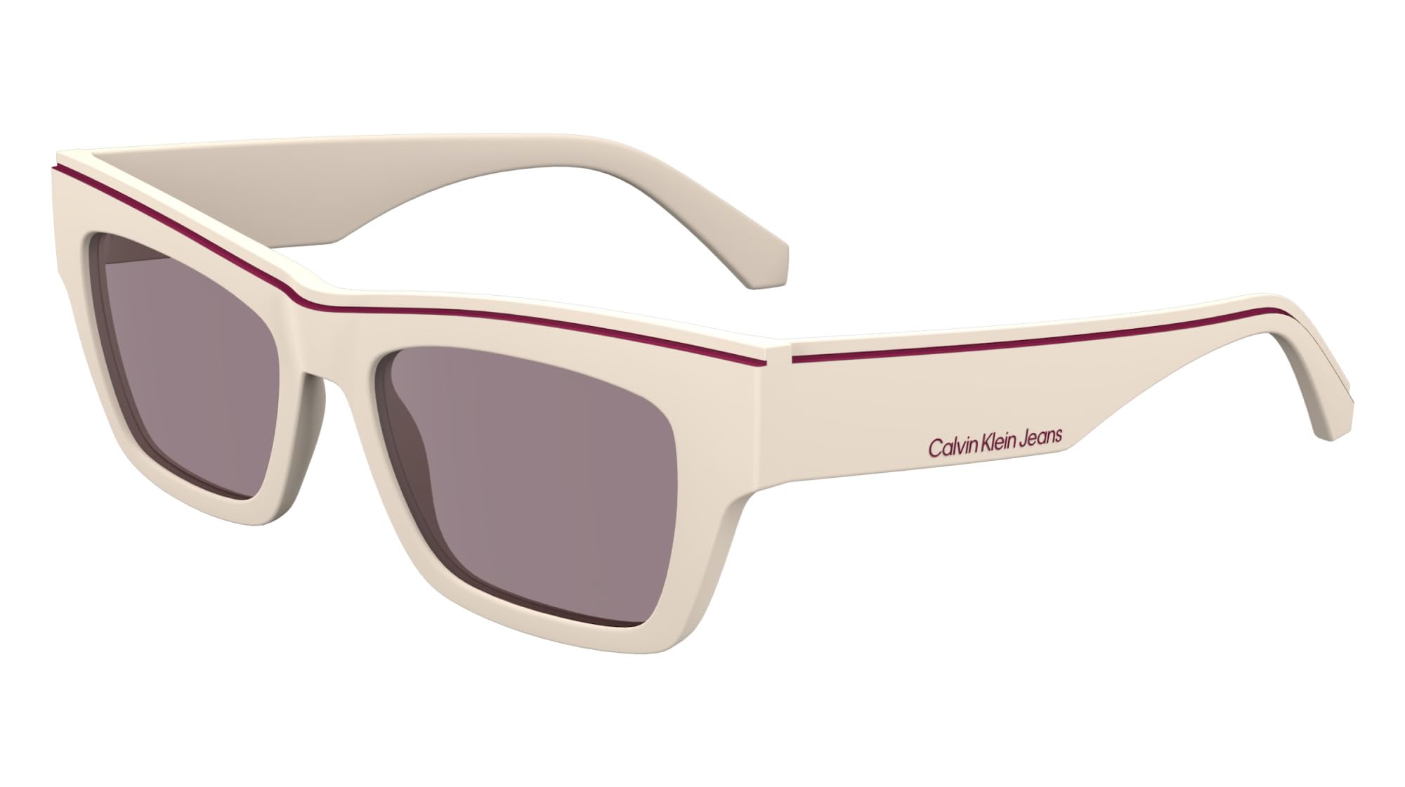 Calvin Klein Jeans Unisex Adult Sunglasses CKJ24602S - Blush with Solid Rose Lens