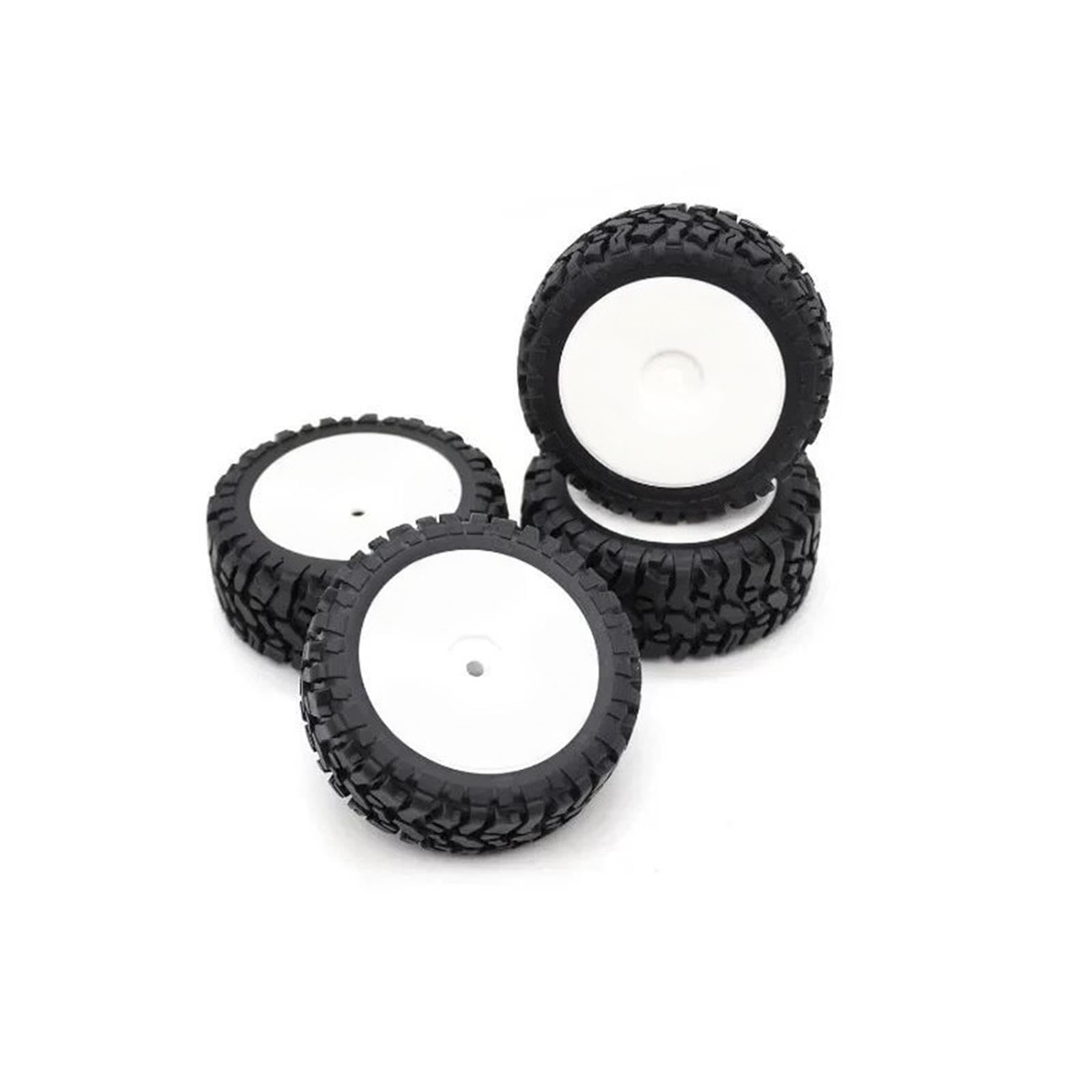Ruedas Neumáticos Goma Hexagonales 12mm 4Uds para HPI para RedCat 1/12 RC