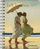  Jack Vettriano 2017 - Buchkalender, Taschenkalender, Kunstkalender, Pop Art Kalender, Pocket Diary - 16,5 x 21,6 cm