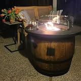 Wine Barrel Fire Pit