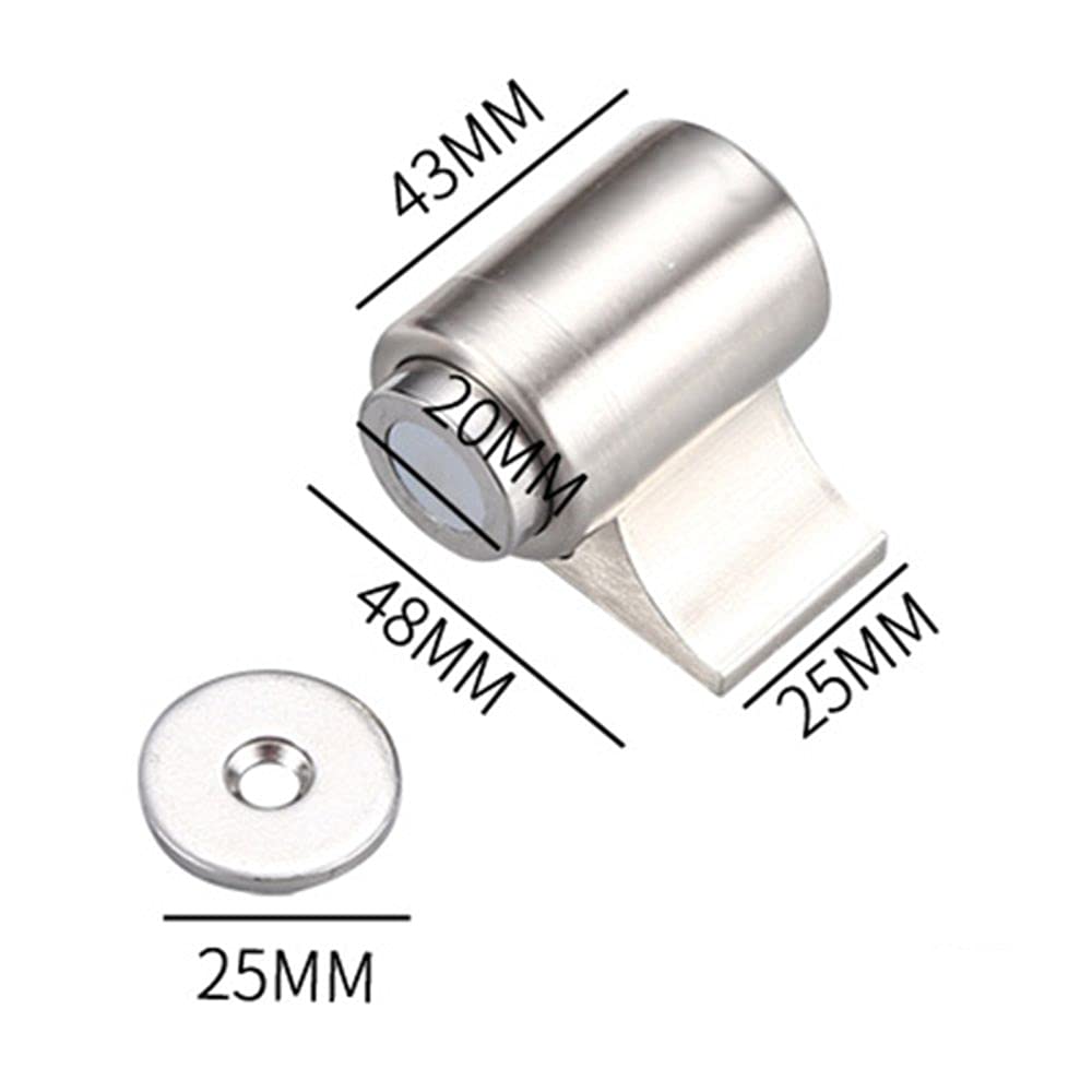 Magnetic Door Stop Odbojnik Do Drzwi Ze Stopu Cynku, Wielokolorowy(Schwarz)