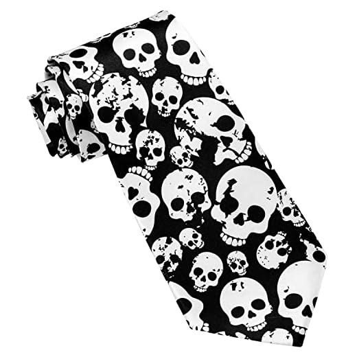 WIDMANN ? Corbata con fantasía de calaveras