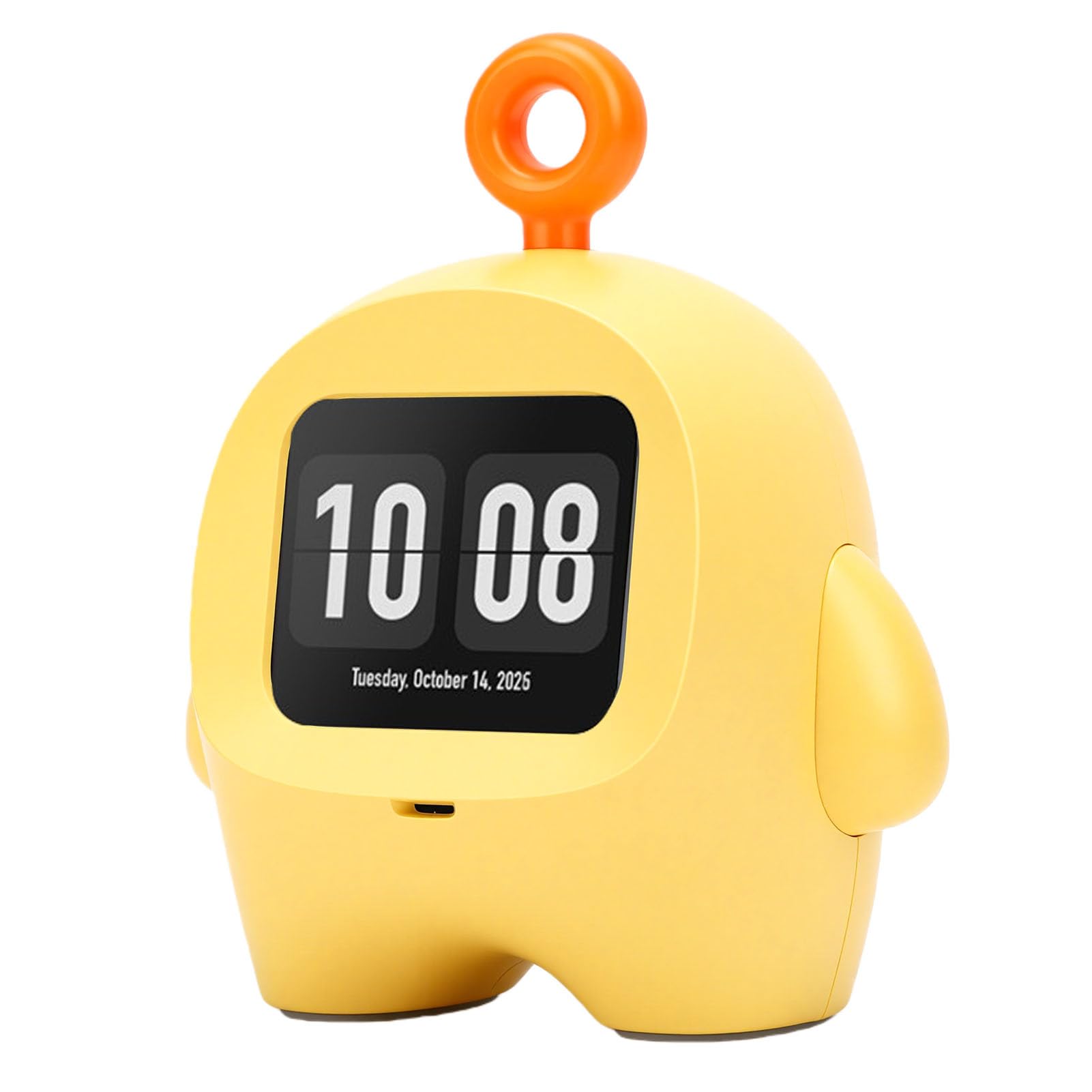 Aramox Robot Vocal AI, Jouet Compagnon Intelligent Interactif ABS avec 37 Langues, Réveil Narratif, Chat Vocal, Jouet d'apprentissage Portable 1200 MAh pour Enfants, Maison, Voyage, école (Yellow)