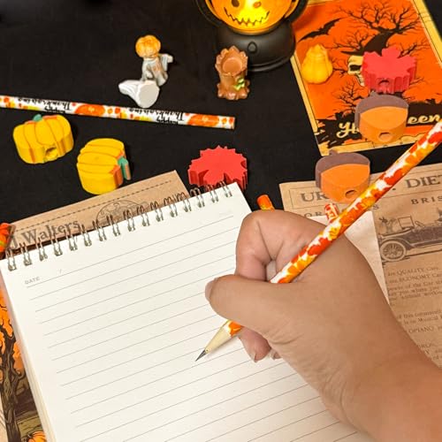 24 lápices de otoño con borrador para Acción de Gracias miniatura 6