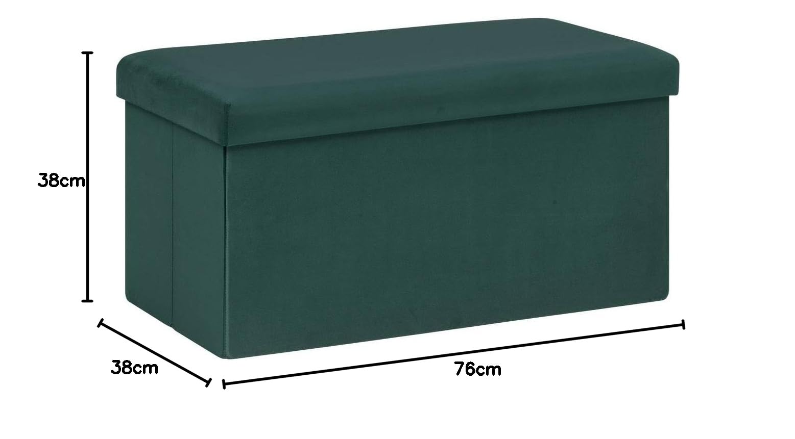 Pouf pli dble vel tess CED - Atmosphera créateur d'intérieur