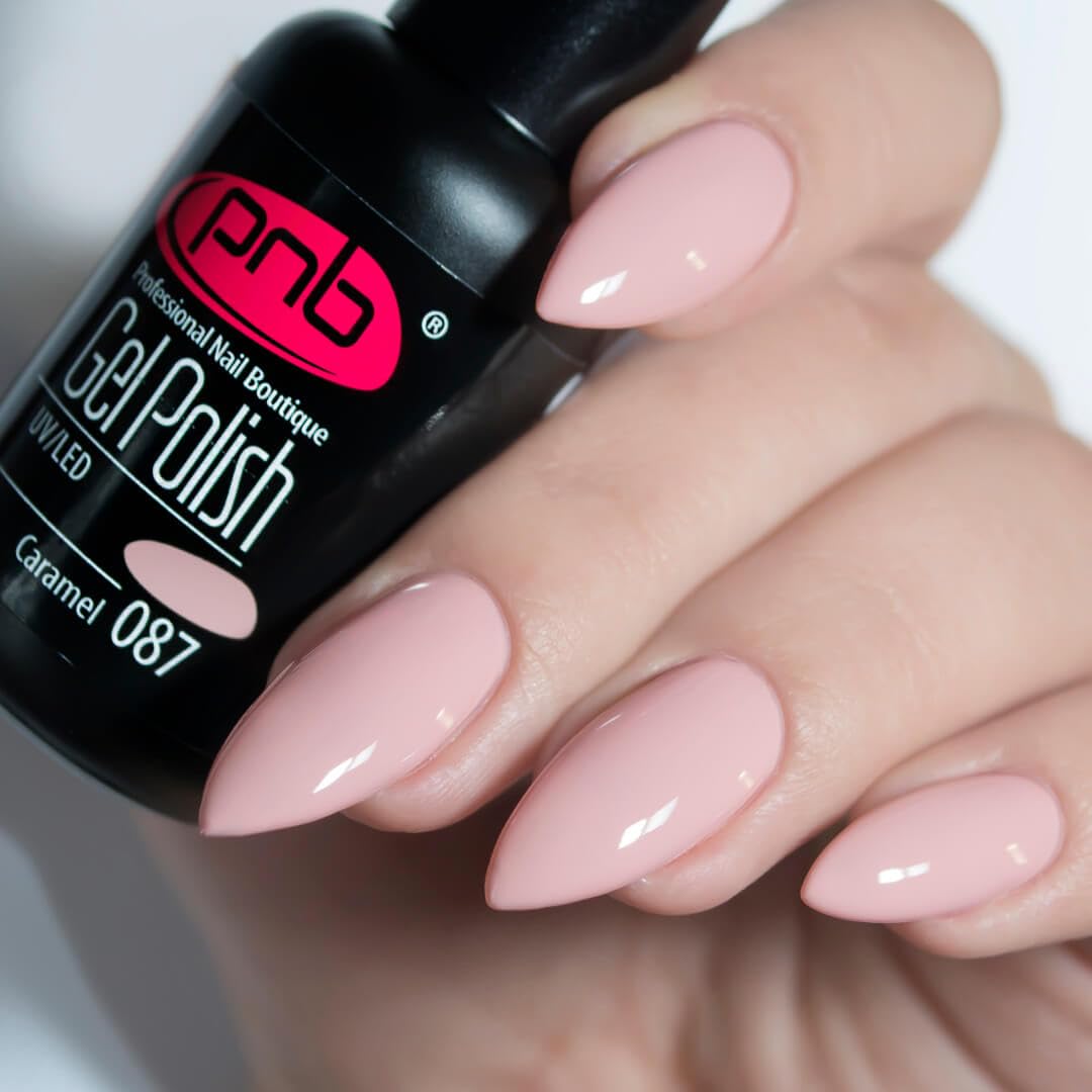 PNB Beige caramel gel nail polish 087