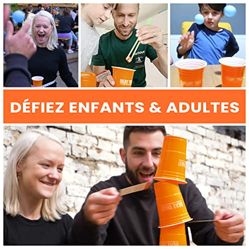 SAVANA Beat That - Le Jeu Délirant des Défis Déjantés - dès 8 Ans - Coffret de 160 Défis à Relever en Famille ou Entre Amis - Jeu de Société de 2 à 8 Joueurs – Image 5