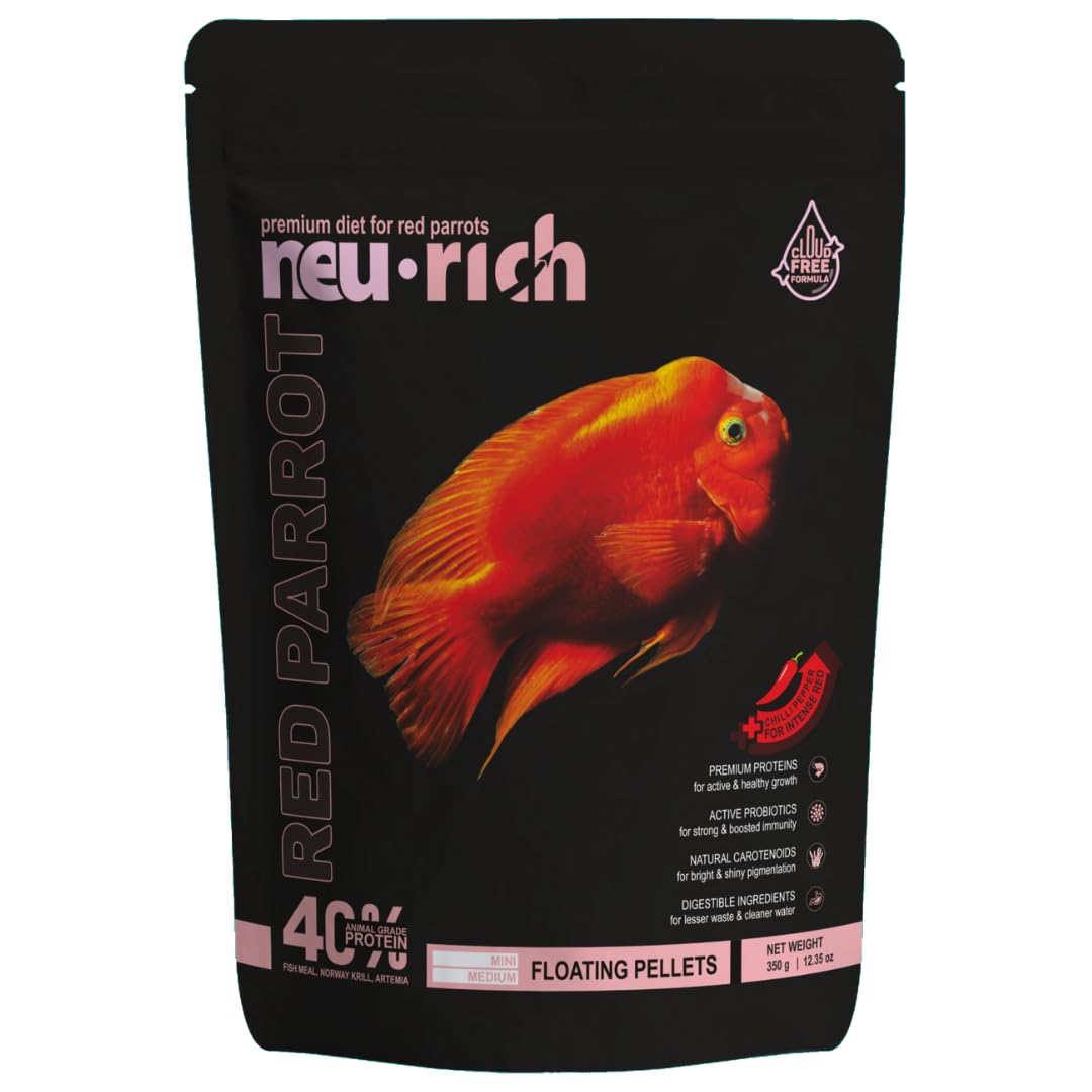 See full amazon price history chart for Neu Rich Red Parrot Fish Food - 350 g (Pack of 1) | Premium Diet for Red Parrots | Added Norway Krill, Artemia & Chilli Pepper for Intense Red Neu Rich Red Parrot Fish Food - 350 g (Pack of 1) | Premium Diet for Red Parrots | Added Norway Krill, Artemia & Chilli Pepper for Intense Red (B0DG2Y89ZD) Amazon Price History, Amazon Price Tracker