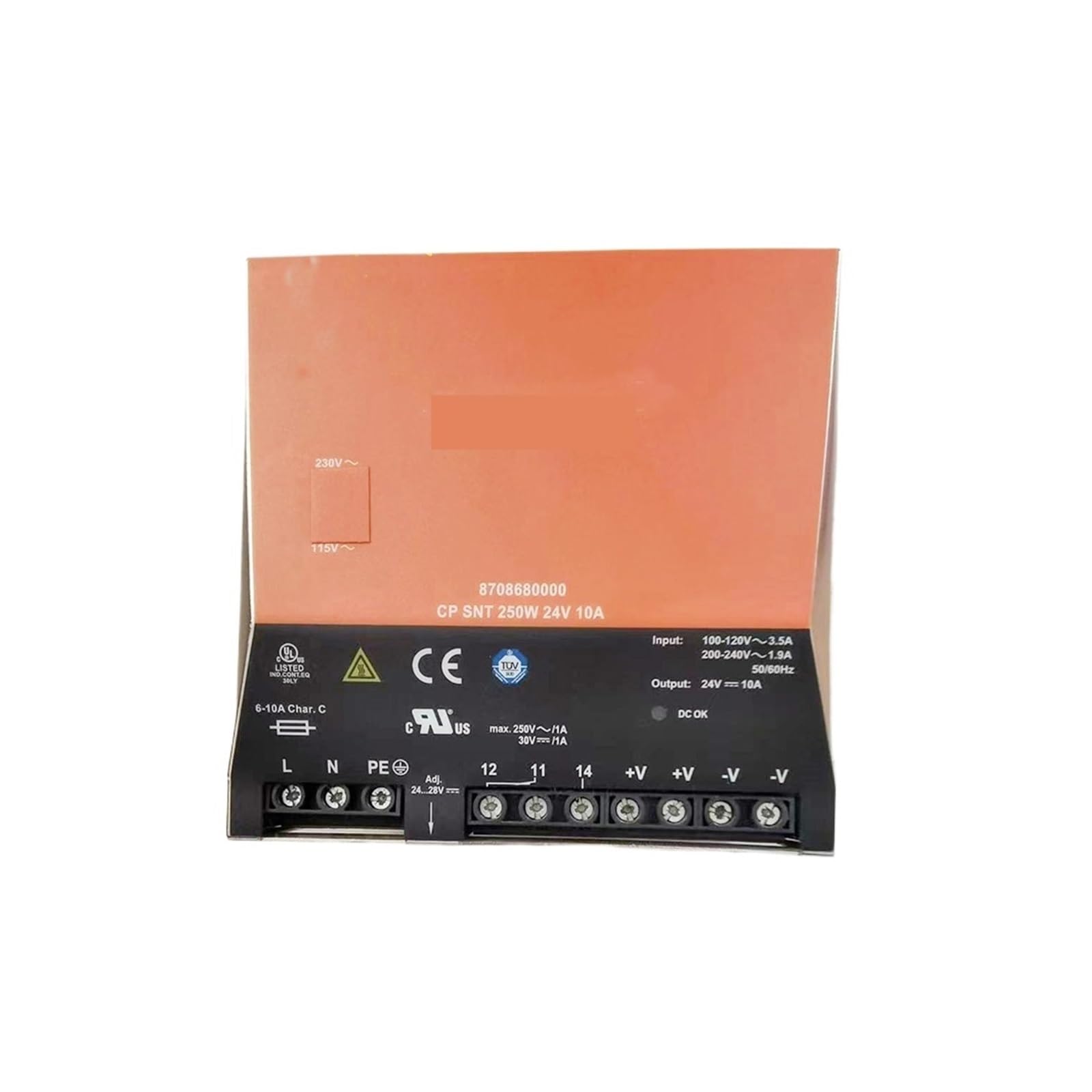 XDDQWSWA 250W 24V 10A 8708680000 Switching Power Supply