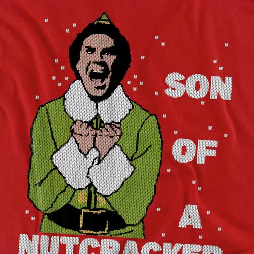 Elf Son of Nutcracker Faux Sweater Kids T Shirt for Youth Toddler Boys and Girls3